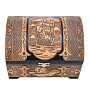 Деревянная шкатулка из бересты "Корабль", фотография 1. Интернет-магазин ЛАВКА ПОДАРКОВ