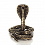 Бронзовая статуэтка змеи "Кобра", фотография 2. Интернет-магазин ЛАВКА ПОДАРКОВ