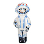 0076920 ИГРУШКА-ПОДВЕС КОСМОНАВТ , бел