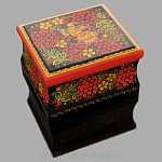 31010/В-16*13см Хохлома Шкатулка -сундучок 1 ОТДЕЛЕНИЕ Н0525