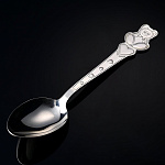 3552-ч/п Серебро 925* Ложка чайная"Мишка с сердечками" ч/п в ПУ 338ЛЖ03002 30,3