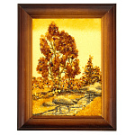 0063730/20*26см  Картина (янтарная крошка)  "ПЕЙЗАЖ" № 30