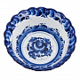 Салатник "Резной". Гжель, фотография 1. Интернет-магазин ЛАВКА ПОДАРКОВ