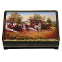 Шкатулка с художественной росписью "Тройка", фотография 4. Интернет-магазин ЛАВКА ПОДАРКОВ