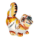 00690531 Сувенир Скульптура КОТ "ПУШОК" цвет фарфор 