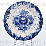  Гжель Набор тарелок мелких "Утро"15см 6 шт Авт. Алехин С.С.