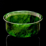 0060125 ПИАЛА Нефрит зеленый д=8см