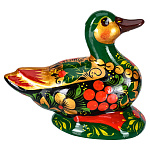 0057204  Хохлома УТКА ок. 12*9,5*6см керамика