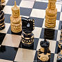 Шахматы деревянные с резными фигурами 50х50 см, фотография 7. Интернет-магазин ЛАВКА ПОДАРКОВ