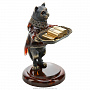 Скульптура из янтаря и бронзы "Кот. Живи по-царски", фотография 4. Интернет-магазин ЛАВКА ПОДАРКОВ