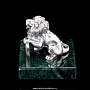 Статуэтка из серебра "Лев", фотография 1. Интернет-магазин ЛАВКА ПОДАРКОВ