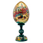 Пасхальное яйцо на подставке "Московские гуляния. Храм Василия Блаженного", фотография 2. Интернет-магазин ЛАВКА ПОДАРКОВ