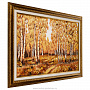 Картина янтарная "Солнечная роща" 37х60 см, фотография 2. Интернет-магазин ЛАВКА ПОДАРКОВ