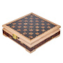Шахматы с инкрустацией и фигурами из янтаря 28х28 см, фотография 14. Интернет-магазин ЛАВКА ПОДАРКОВ