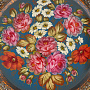 Поднос с авторской росписью "Цветы" 44х44 см, фотография 1. Интернет-магазин ЛАВКА ПОДАРКОВ