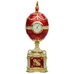 0023774 Традиции ФАБЕРЖЕ Сувенир ЯЙЦО пасхальное "ШАНТЕКЛЕР" Е07-21-05