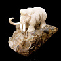 Скульптура "Мамонт" (бивень мамонта, кварц), фотография 7. Интернет-магазин ЛАВКА ПОДАРКОВ
