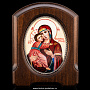 Икона с финифтью "Божья Матерь Владимирская", фотография 1. Интернет-магазин ЛАВКА ПОДАРКОВ