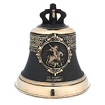 0056120/чернение КОЛОКОЛ "Георгий Победоносец" d=115мм,  вес 1кг