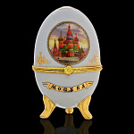 0022792/1001 Сувенир Яйцо-шкатулка "Москва" в ассортименте