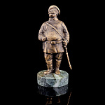 11603 Бронза Скульптура "Жандарм" 