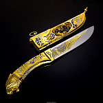 Нож подарочный "Тигр" Златоуст (в ассортименте)