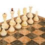 Шахматы из карельской березы с янтарными фигурами 47х47 см, фотография 4. Интернет-магазин ЛАВКА ПОДАРКОВ