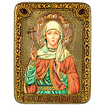 0065386-15*20см Икона подарочная "Св.мученица Виктория Кордувийская" мор..дуб  в ПУ (RTI-363.m)