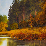 Янтарная картина "Пейзаж №6" 72х112 см, фотография 4. Интернет-магазин ЛАВКА ПОДАРКОВ