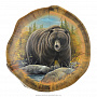 Панно из дерева "Медведь" Сухаря сосны, фотография 1. Интернет-магазин ЛАВКА ПОДАРКОВ