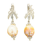 Серьги "Жемчужный сад". Жемчуг