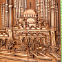 Панно из дерева "Мечеть Сердце Чечни" 86х63 см, фотография 5. Интернет-магазин ЛАВКА ПОДАРКОВ