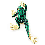 -08138 Традиции ФАБЕРЖЕ  Брошь "ЛЯГУШКА ДЛИННАЯ"
