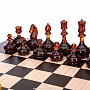 Деревянные шахматы с фигурами из янтаря, фотография 2. Интернет-магазин ЛАВКА ПОДАРКОВ