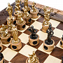 Шахматы деревянные с металлическими фигурами "Ледовое побоище" 47х47 см, фотография 14. Интернет-магазин ЛАВКА ПОДАРКОВ