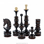 Комплект деревянных шахматных фигур, фотография 3. Интернет-магазин ЛАВКА ПОДАРКОВ