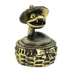 202984 КОЛОКОЛЬЧИК "ЗМЕЯ",К40 h=6см,латуньНФ-00019372