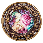 203103 Поднос с авторской росписью D-17 см А1906