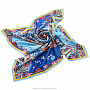 Платок шелковый "Дацан" 90х90 см, фотография 2. Интернет-магазин ЛАВКА ПОДАРКОВ