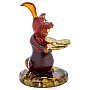 Статуэтка из янтаря "Кролик с монетами", фотография 4. Интернет-магазин ЛАВКА ПОДАРКОВ