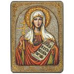 23617/21*29см Икона подарочная "Св. мученица Татиана" мор.дуб  в ПУ (RTI-647.mn)