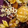 Панно янтарное "Цветы" 84х105 см, фотография 7. Интернет-магазин ЛАВКА ПОДАРКОВ