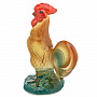 Статуэтка "Петух". Гжель в цвете, фотография 1. Интернет-магазин ЛАВКА ПОДАРКОВ