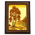 0063726/20*26см  Картина (янтарная крошка)  "ПЕЙЗАЖ" № 26