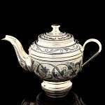 0048071 Серебро 875* ЧАЙНИК заварочный гравировка, чернение серебра в П/У