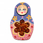 Магнит с янтарной вставкой "Матрешка", фотография 2. Интернет-магазин ЛАВКА ПОДАРКОВ