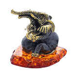 0047395/1851 Сувенир Слоны Пара Сувенир (белый)