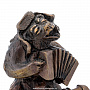 Бронзовая статуэтка "Мишка-гармонист", фотография 5. Интернет-магазин ЛАВКА ПОДАРКОВ