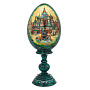 Пасхальное яйцо на подставке "Храм Василия Блаженного. Исторический музей", фотография 2. Интернет-магазин ЛАВКА ПОДАРКОВ