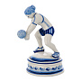 Статуэтка "Женский волейбол". Гжель, фотография 4. Интернет-магазин ЛАВКА ПОДАРКОВ